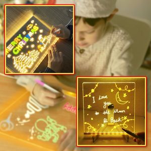 Акрилна LED табла со 7 маркери | LUMOBOARD
