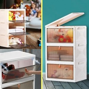 Кутија за складирање со капак - готова за 2 минути, без алати | ORGABOX
