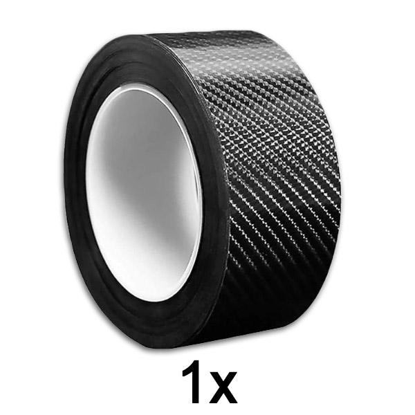 1x Заштитна фолија за боја на автомобил – 10 cm x 3 m, 0,025 mm PET, рабови на врати и ретровизори | CARTAPE