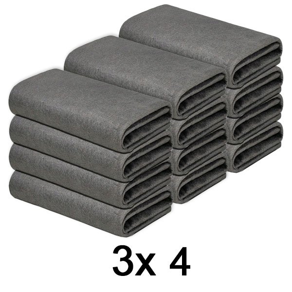 3x Микрофиберски крпи за чистење (сет од 4, 20×25 см) – | MICROWIPE