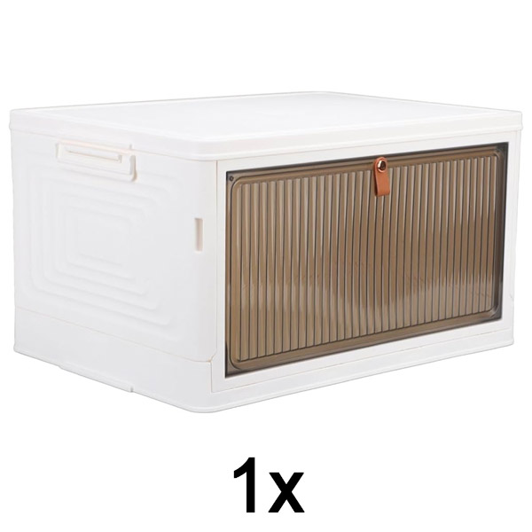 1x Кутија за складирање со капак – готова за 2 минути, без алати | ORGABOX